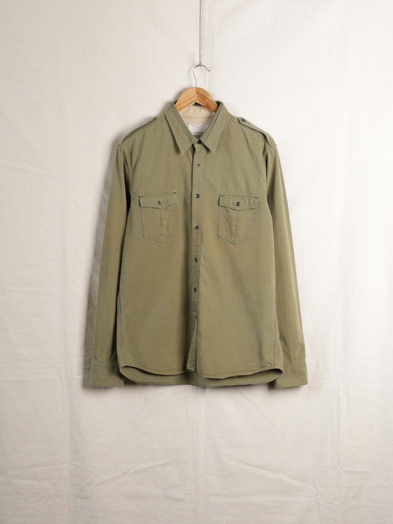 Rag & Bone - Repaired Sateen Military Shirt