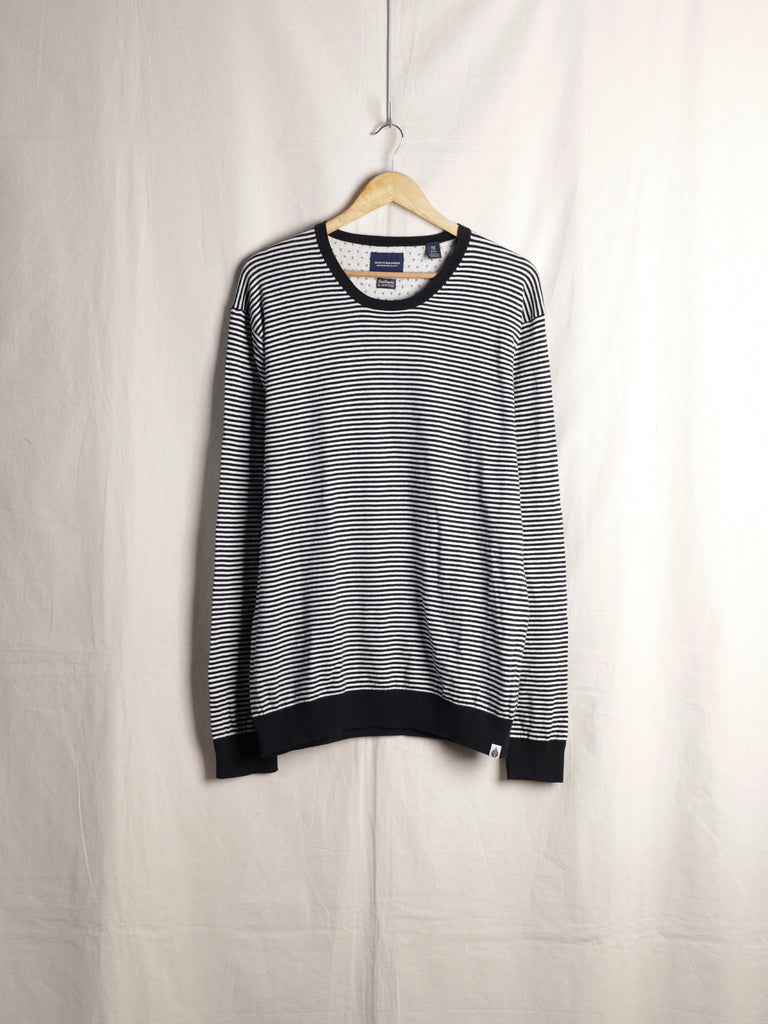Scotch & Soda - Cotton/Cashmere Stripe Knit