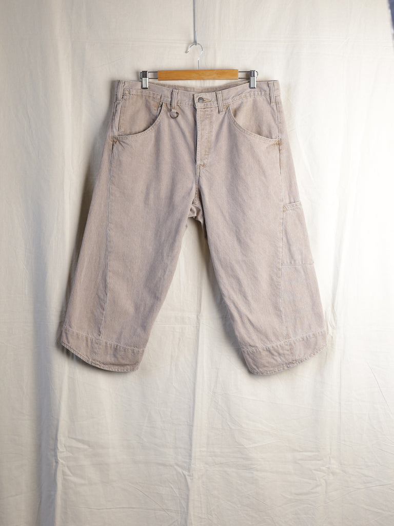 Levi's - "Engineered" Beige Denim Shorts