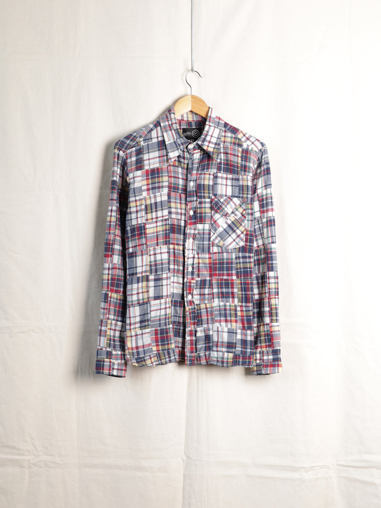 South2 West8 - Patchwork Madras Shirt