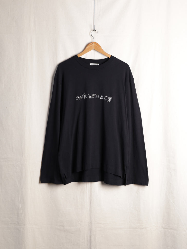 Our Legacy - Abstract Embroidery "Box Longsleeve" Tee