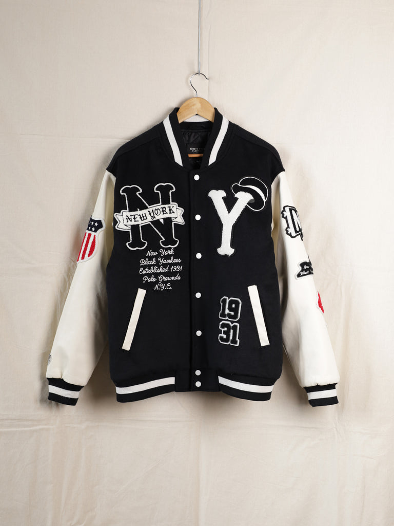 Ebbets Field Flannels - New York Black Yankees Varsity Jacket