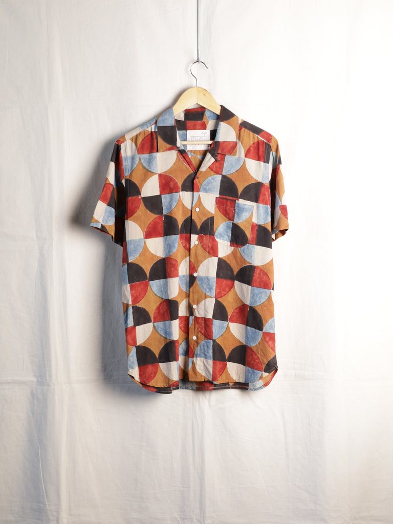 KARDO - Geometric Block Print S/S Shirt