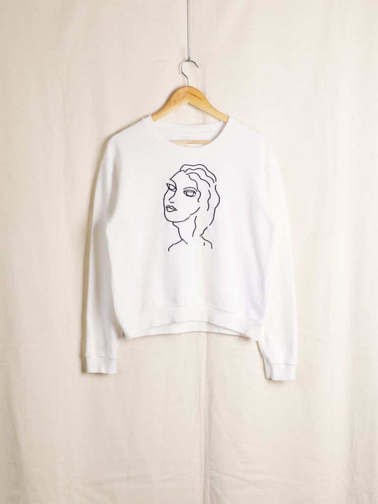 Paloma Wool - Embroidered Face Sweatshirt