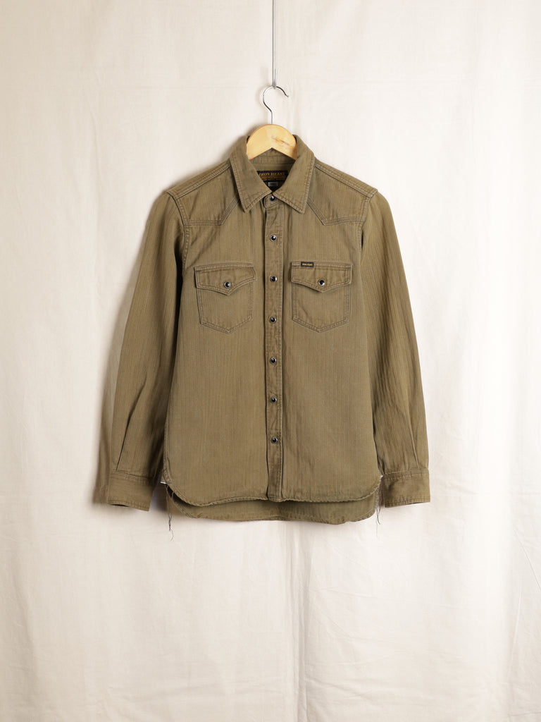 Iron Heart - Selvedge HBT Western Shirt