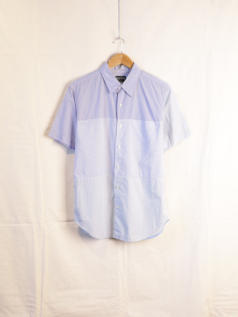 Rough and Tumble - Mixed Fabric S/S Shirt