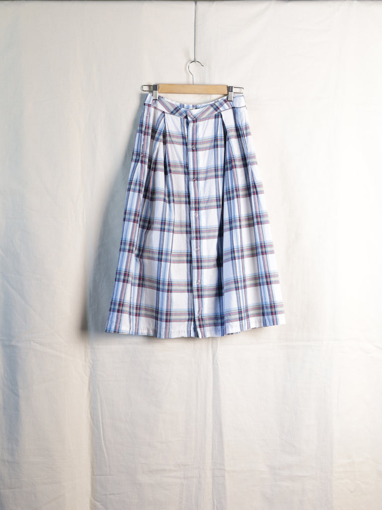 Engineered Garments - Snap Front Madras Skirt