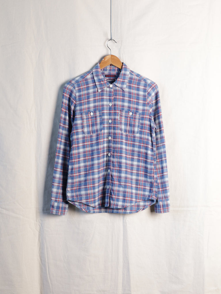 Blue Blue Japan - Indigo Dyed Check Work Shirt