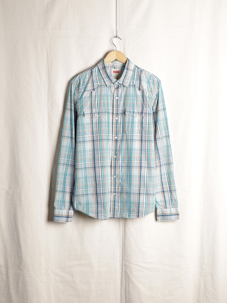 Levi's - "Barstow" Check Poplin Western Shirt