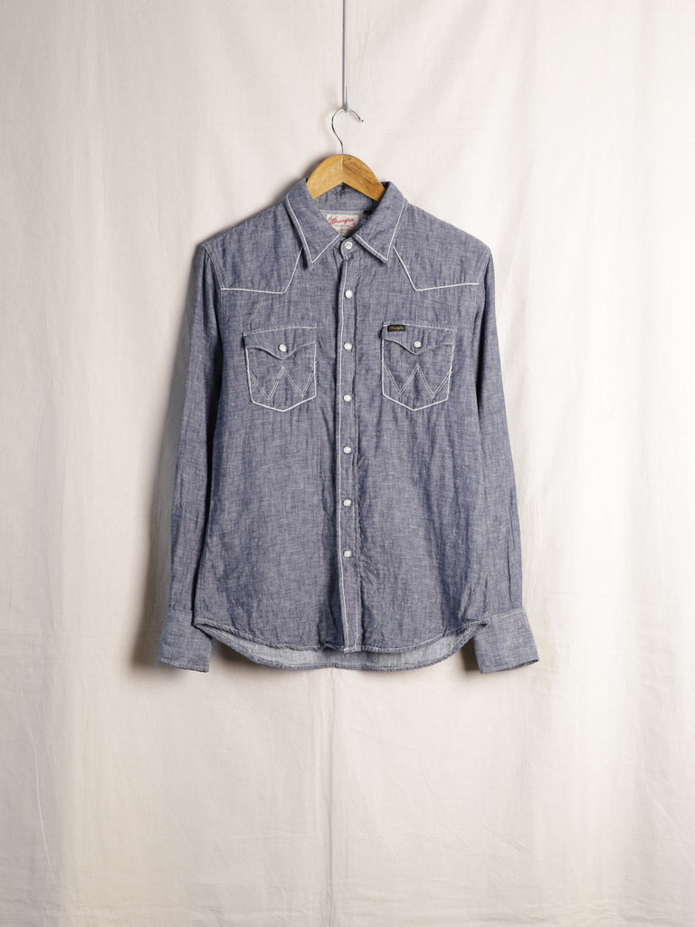Wrangler - Double Face Chambray Western Shirt