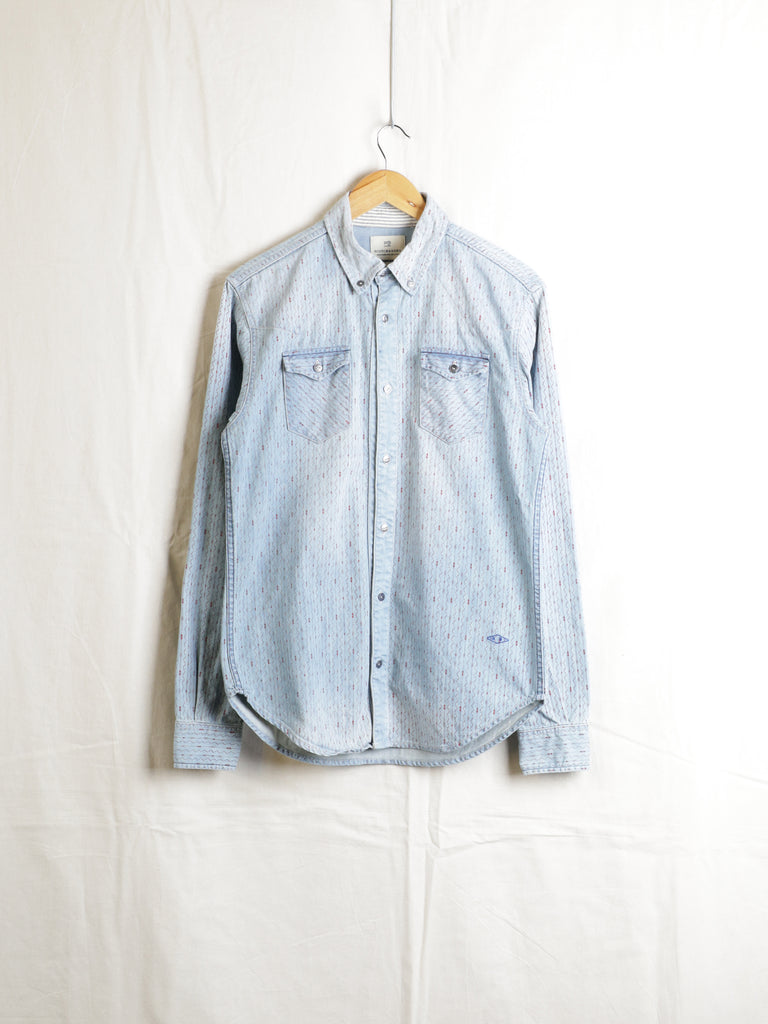 Scotch & Soda - Printed Denim Western Shirt