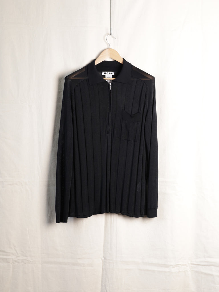 HOPE Stockholm - "Soul Sweater" Rayon Knit Polo