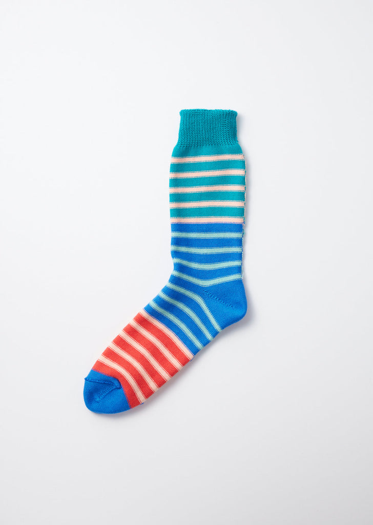 Multi Marine Stripe Socks - Multi