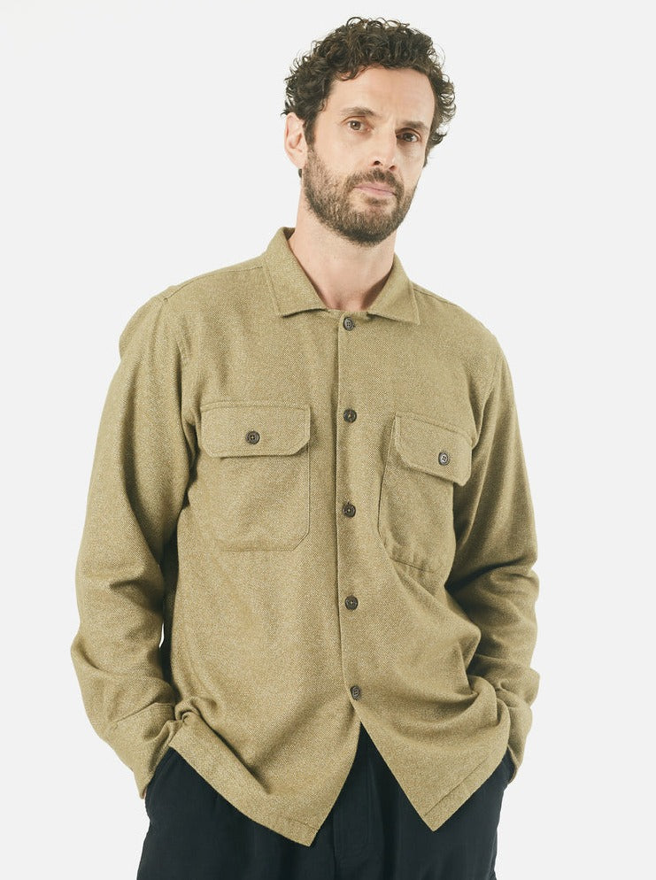 L/S Utility Shirt - Soft Flannel Olive