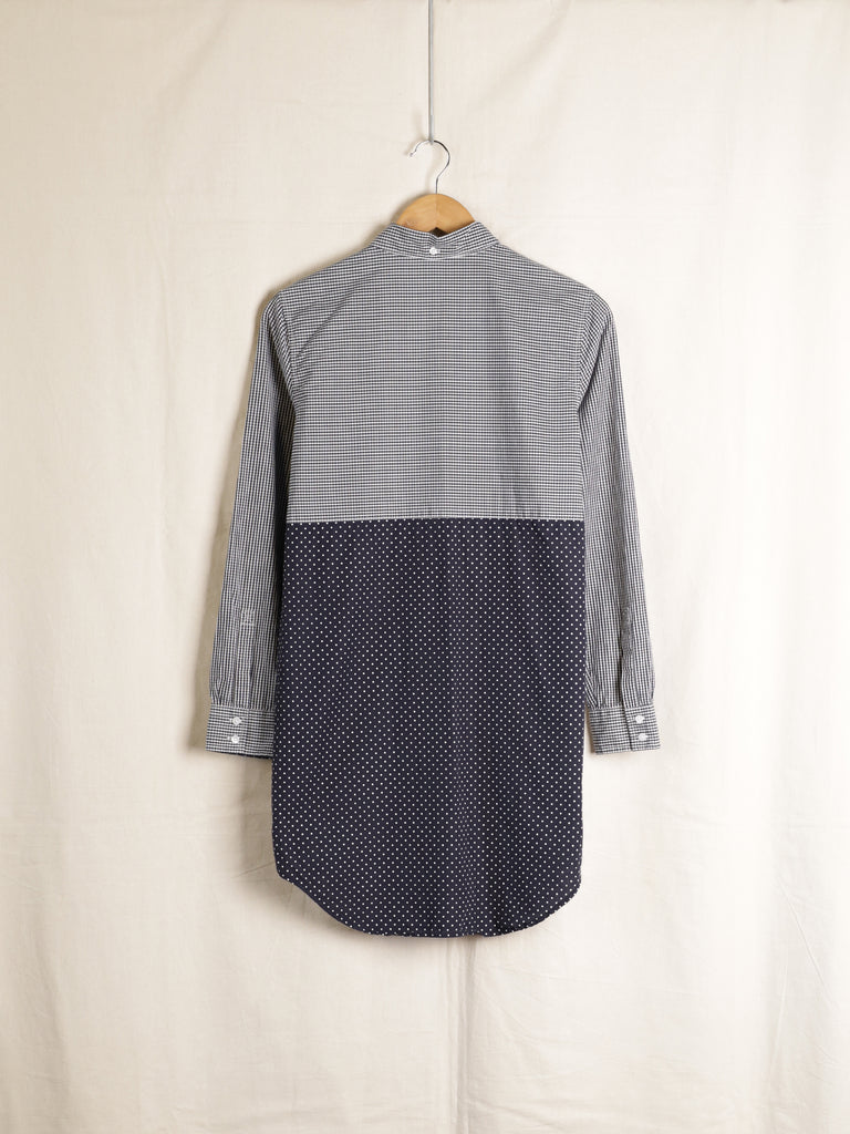 Fred Perry - Longline Polka Dot/Gingham Shirt