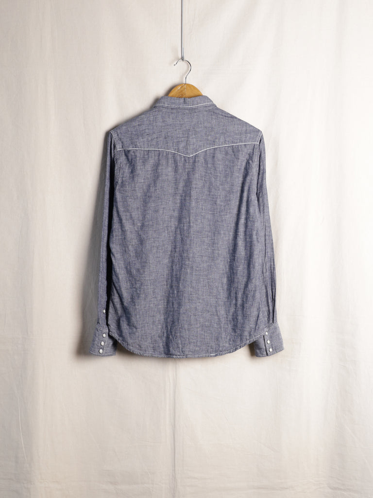Wrangler - Double Face Chambray Western Shirt