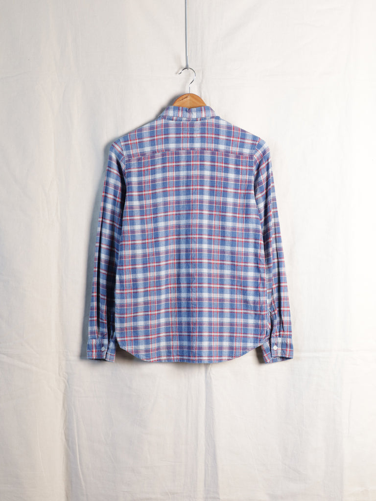 Blue Blue Japan - Indigo Dyed Check Work Shirt