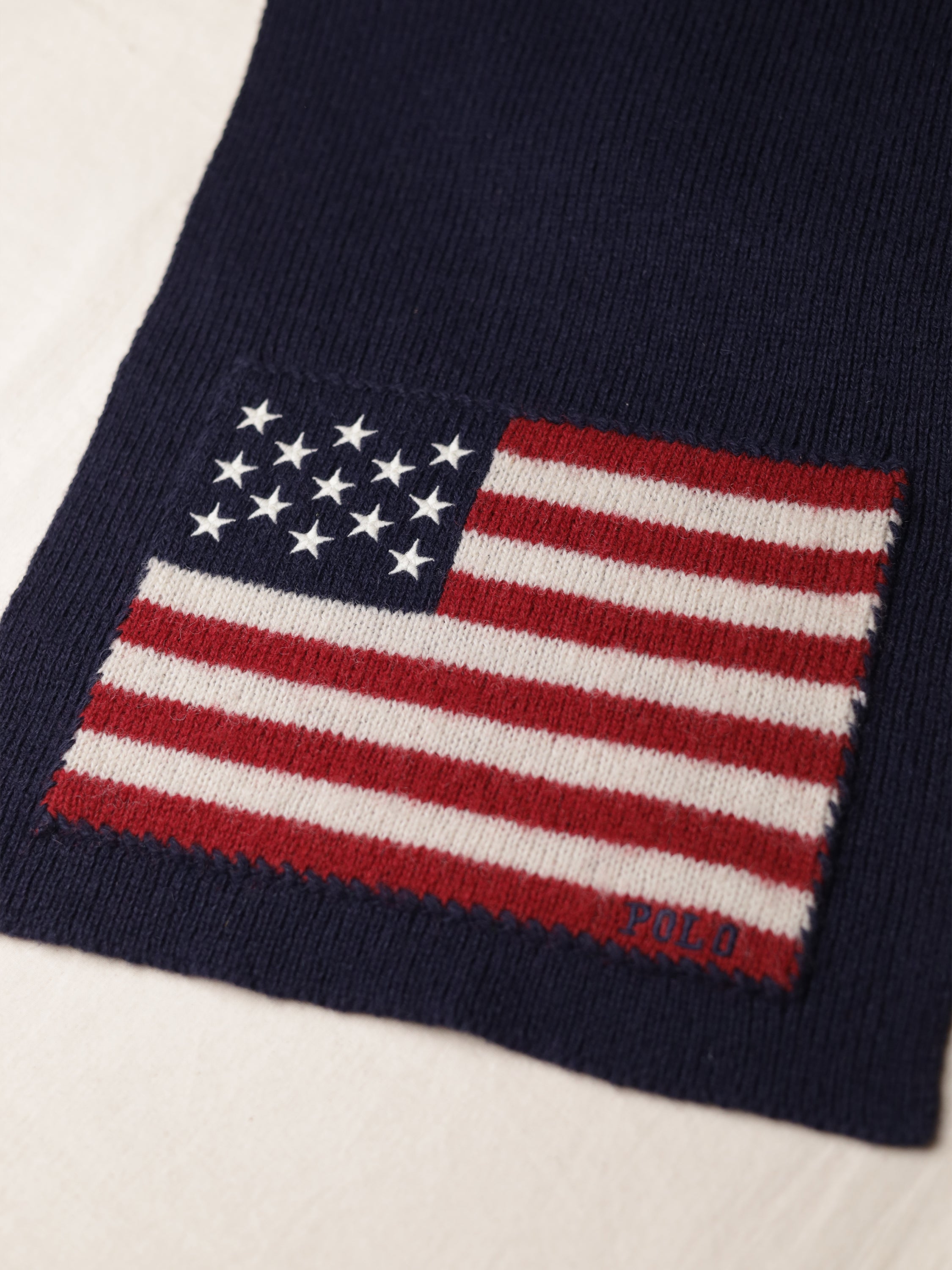 Polo Ralph Lauren - USA Flag Wool Scarf | Indigo & Provisions