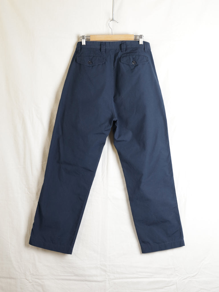 Lybro by Nigel Cabourn - Pleated Ripstop Trousers