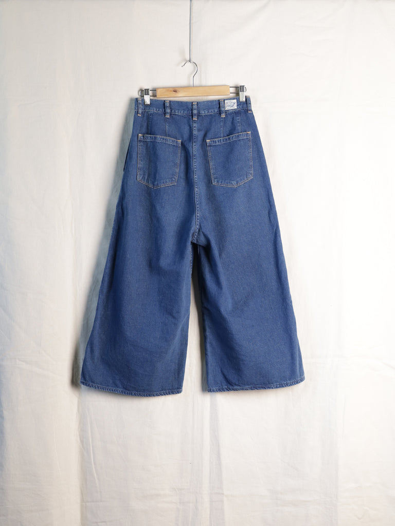 orSlow - Wide Leg Side Zip Jeans