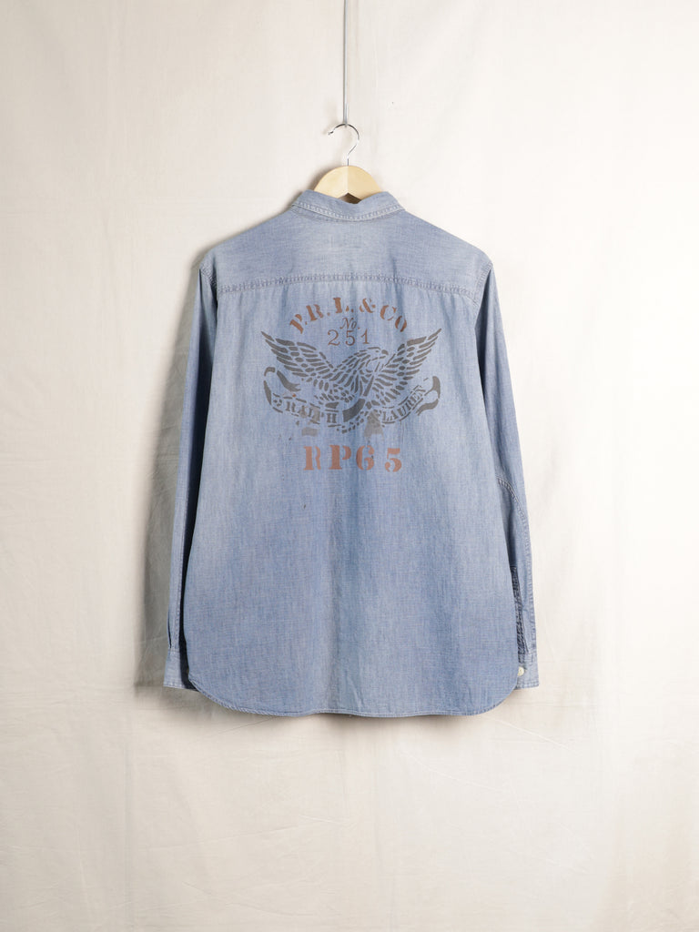 Polo Ralph Lauren - Stencil Print Chambray Work Shirt