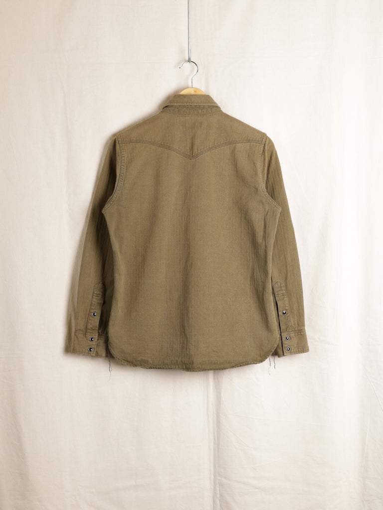 Iron Heart - Selvedge HBT Western Shirt