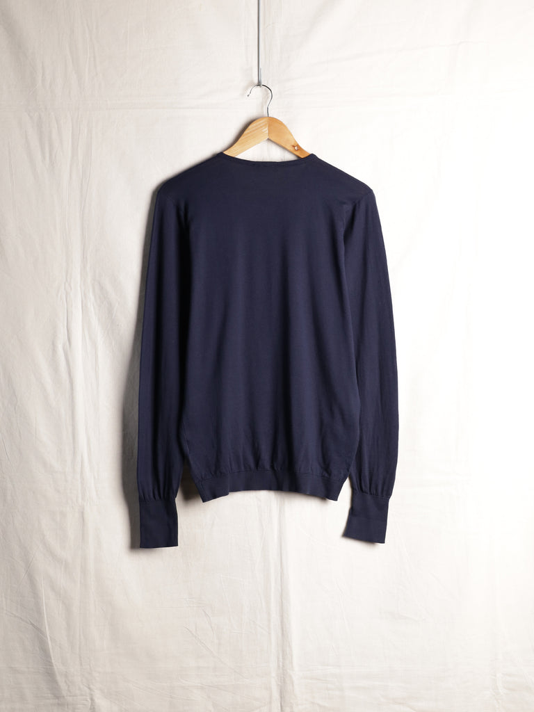 John Smedley - Sea Island Cotton "Sayer" Knit Jumper