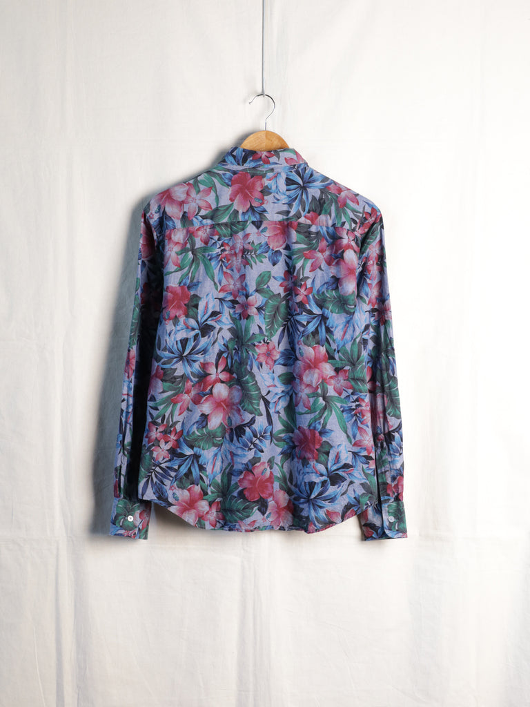 Naked & Famous - Floral B.D. Chambray Shirt