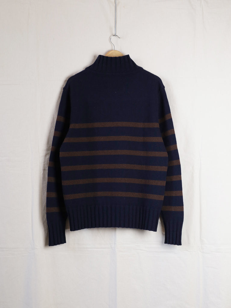 Universal Works - Stripe Fisherman Jumper