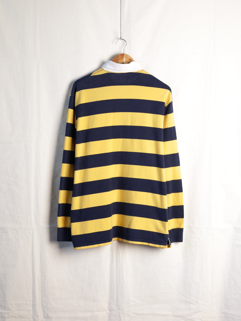 Polo Ralph Lauren - Yellow/ Navy Stripe Rugby