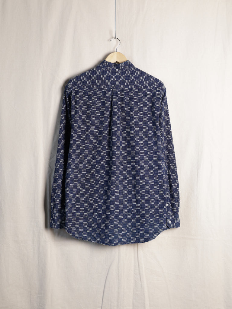 Gitman Vintage - Sashiko Checkerboard Jacquard Shirt