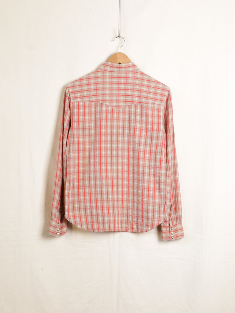 The Flat Head - Selvedge Lattice Western Shirt
