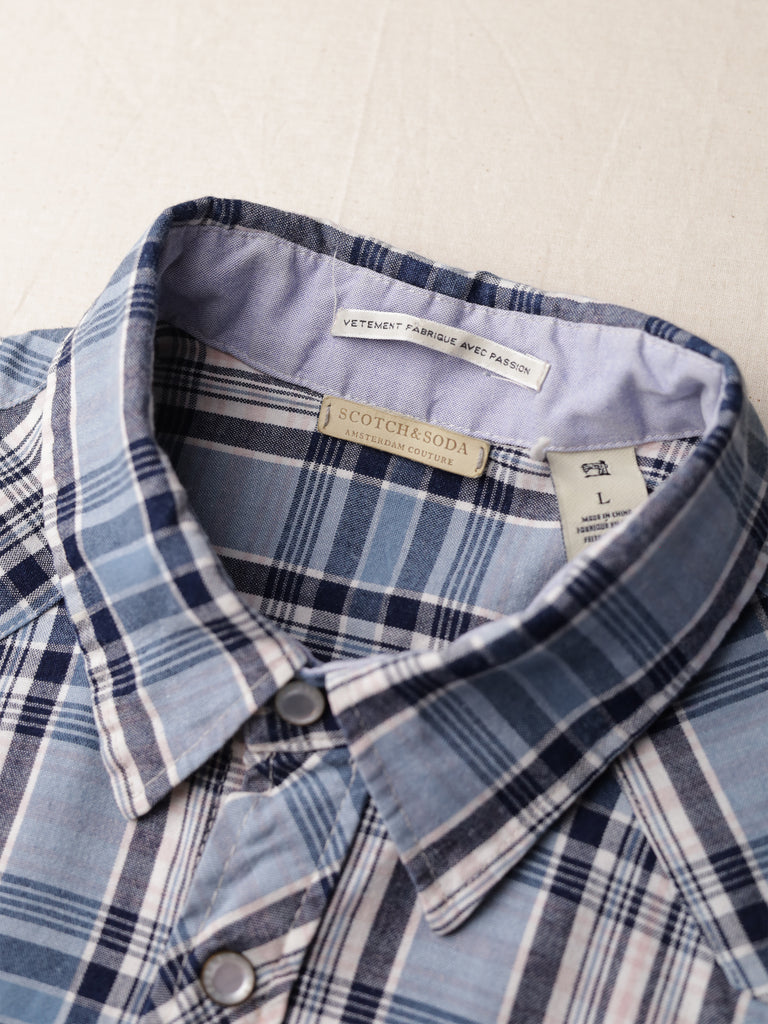 Scotch & Soda - Chainstitch Check Western Shirt