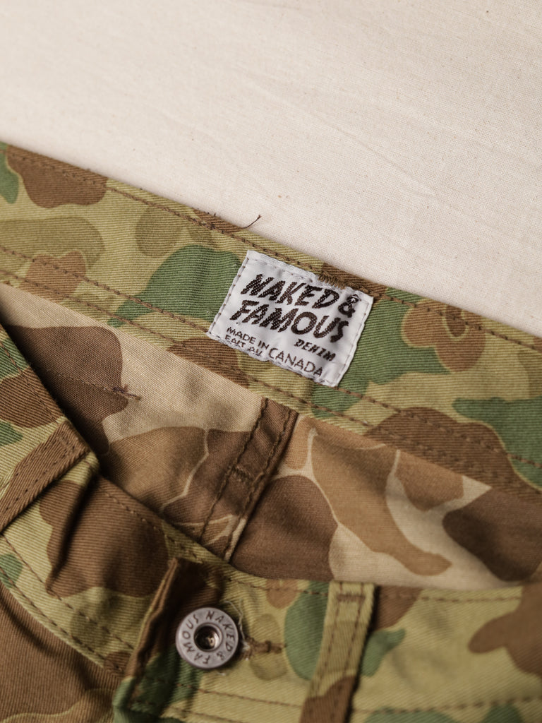 Naked & Famous - "Weird Guy" Double Camo Jeans