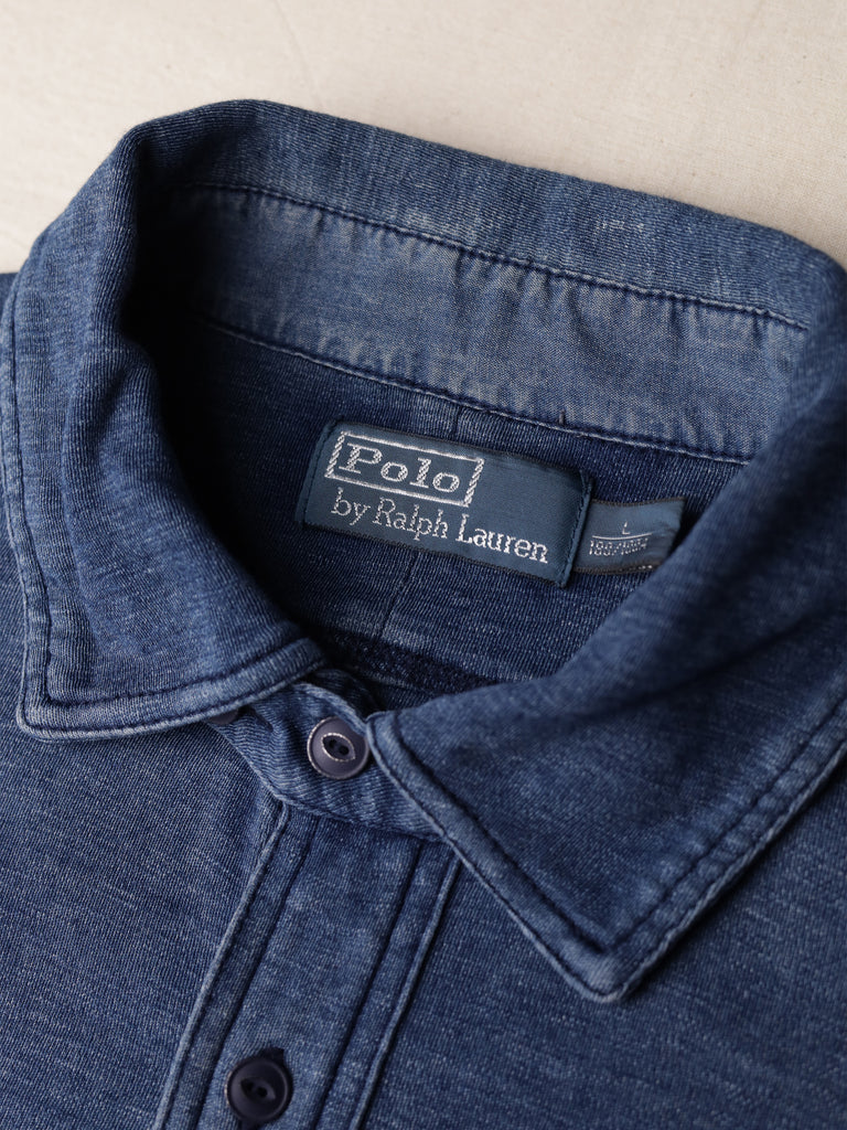 Polo Ralph Lauren - Indigo Knit Denim Work Shirt