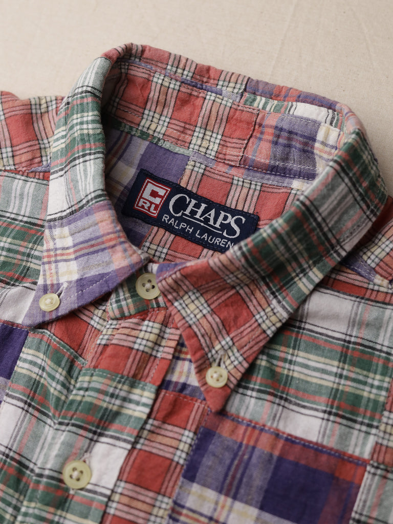 Chaps by Ralph Lauren - Patchwork Multi Check S/S Shirt
