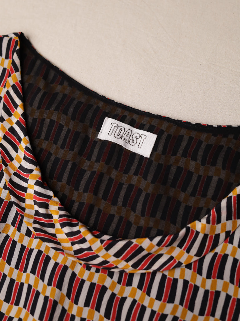 Toast - Printed Silk Crepe de Chine Dress