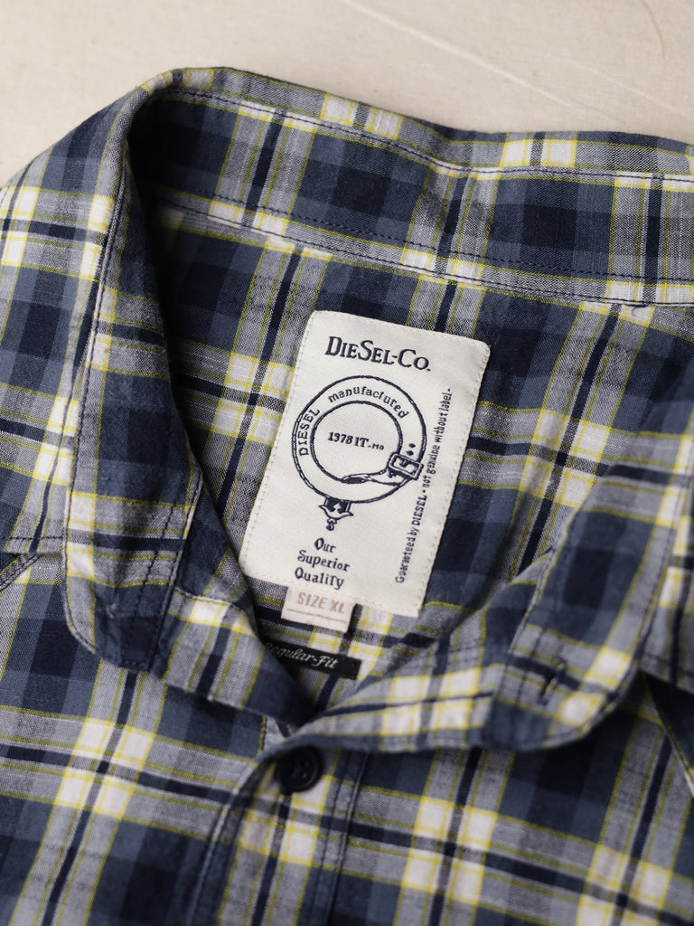 Diesel - Madras Check Western Shirt