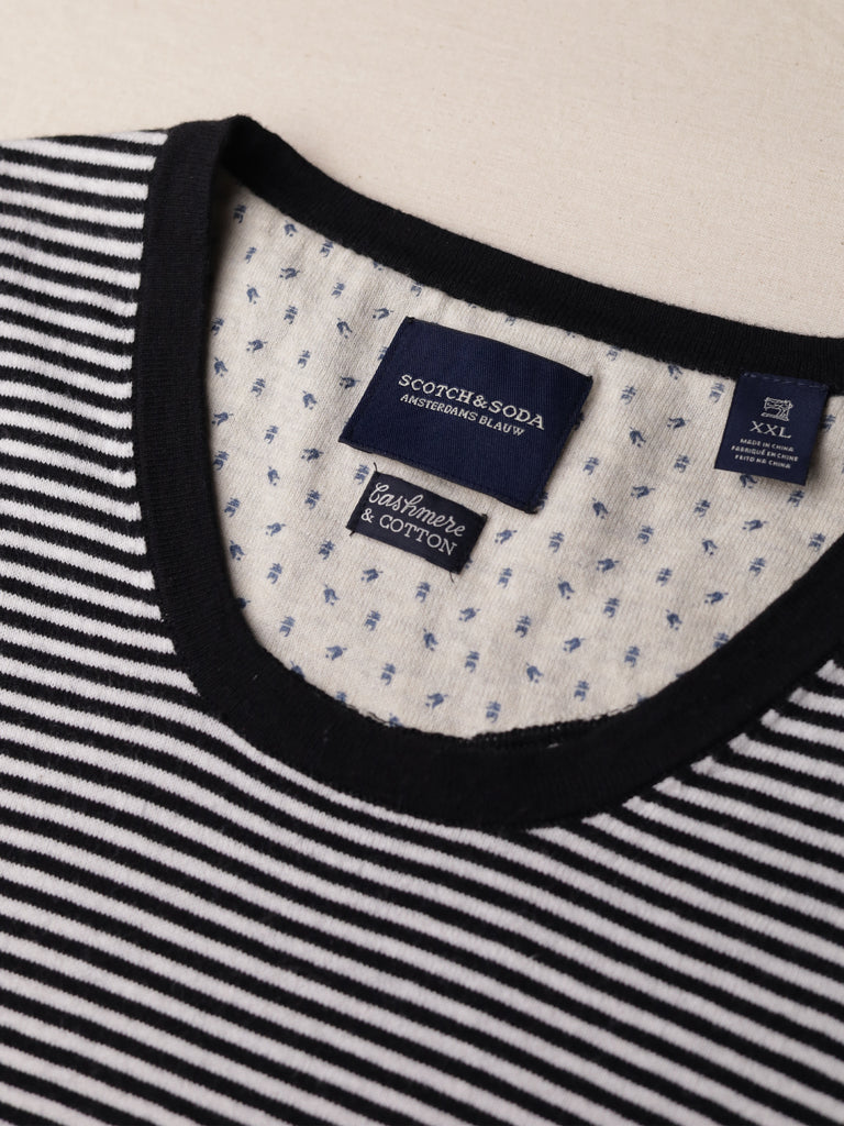 Scotch & Soda - Cotton/Cashmere Stripe Knit