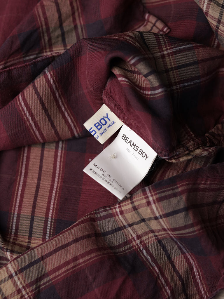 BEAMS Boy - Tencel Check Shirt