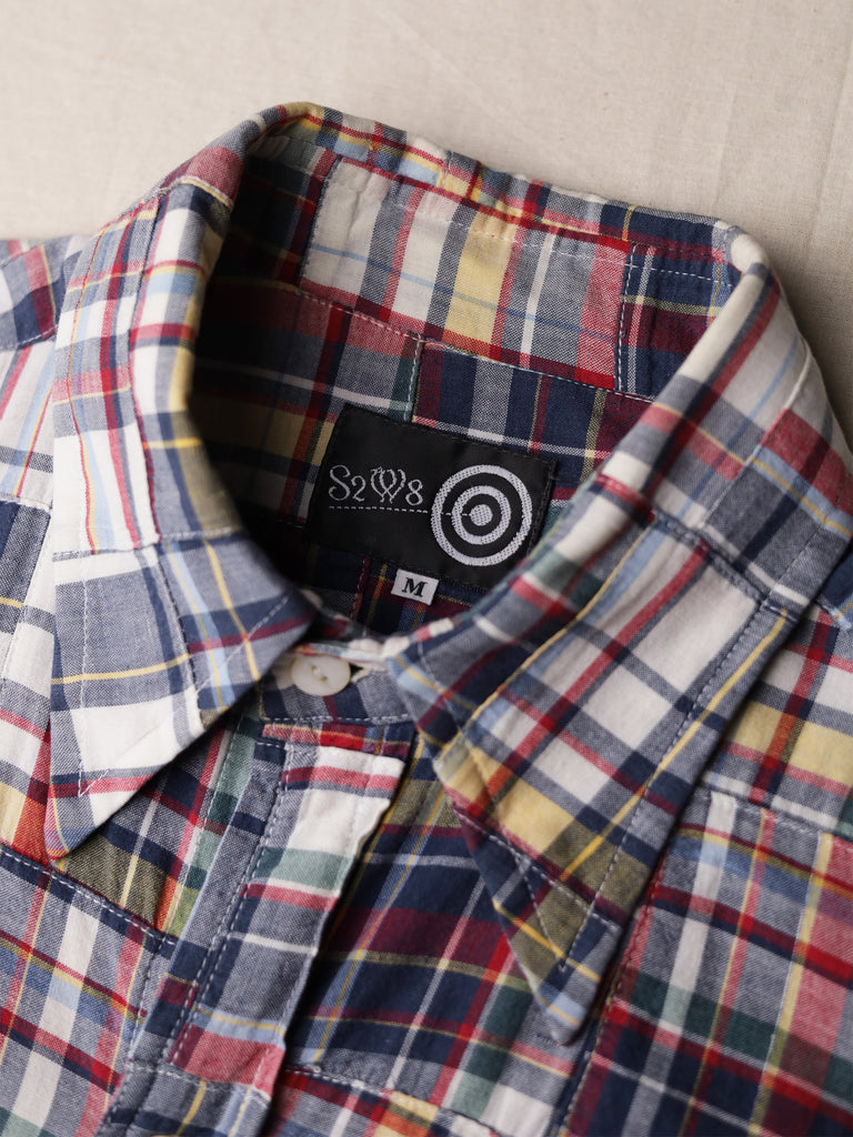 South2 West8 - Patchwork Madras Shirt