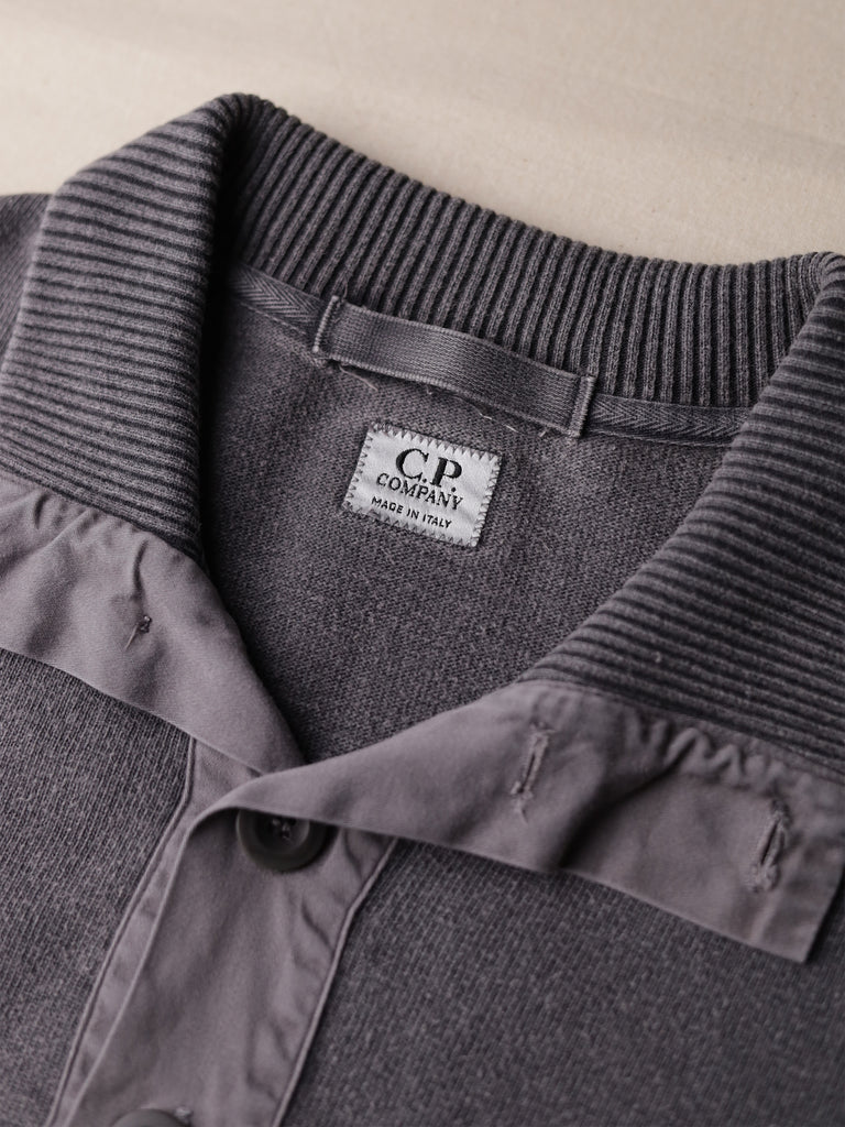 C.P. Company - Pigment Dyed 1/2 Placket Sweatshirt