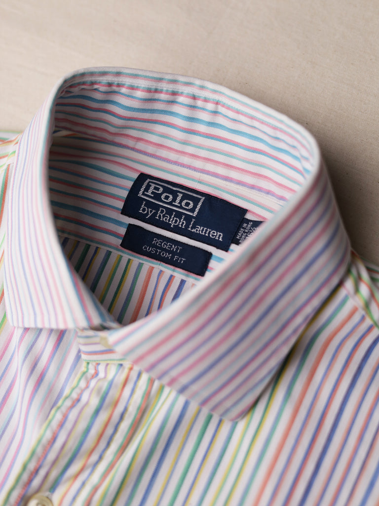 Polo Ralph Lauren - Regent Custom Fit Rainbow Stripe Shirt
