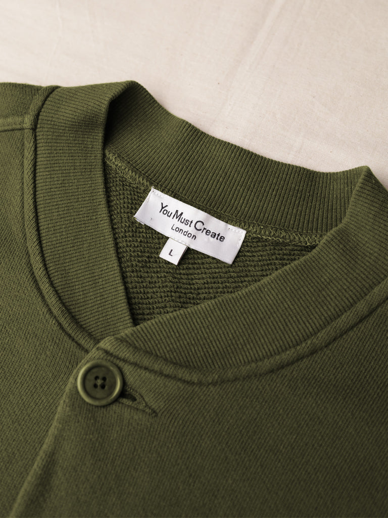 YMC - French Terry Sweatshirt Cardigan