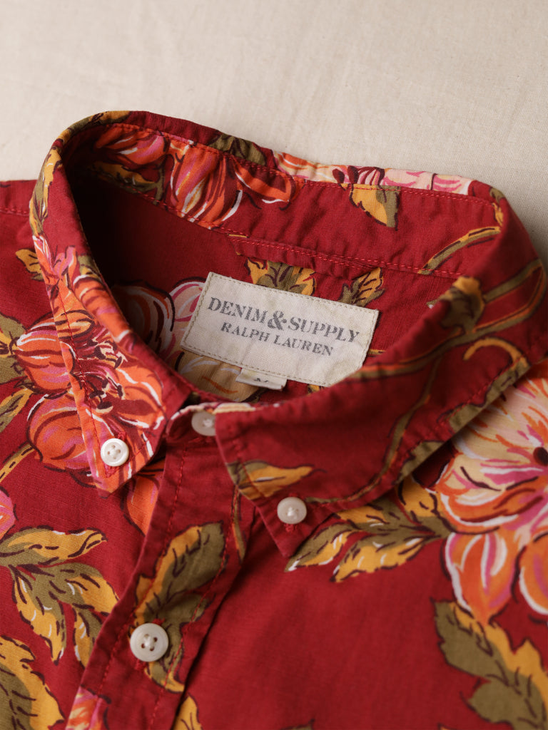 Denim & Supply Ralph Lauren - Hibiscus S/S Button Down Shirt