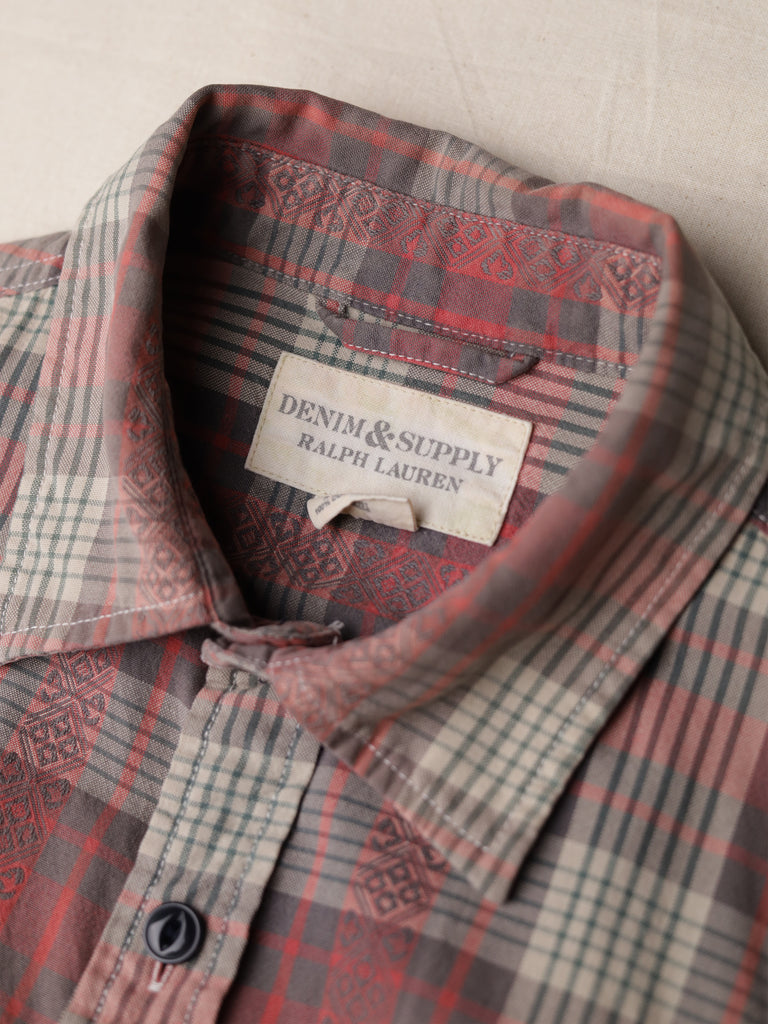 Denim & Supply Ralph Lauren - S/S Jacquard Check Work Shirt