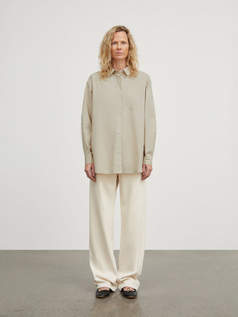Skall Studio - "Edgar" Boxy Cotton Poplin Shirt