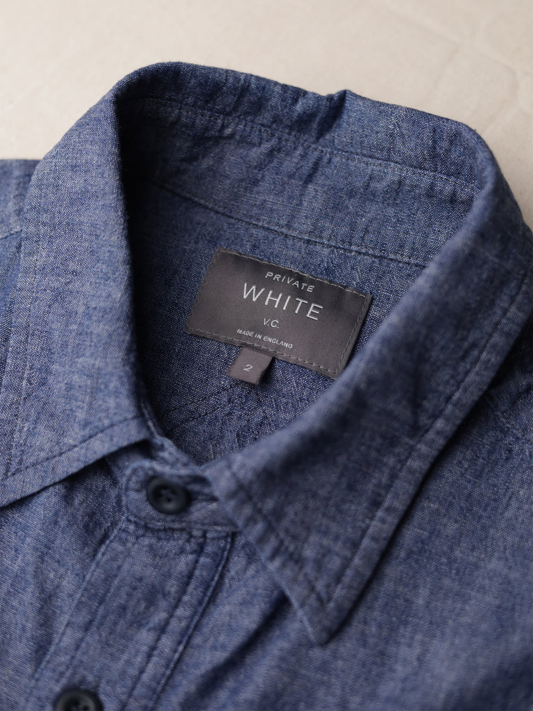 Private White V.C - Short Sleeve Chambray Shirt