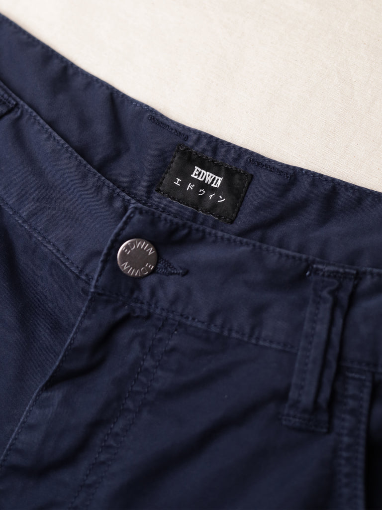 Edwin - "Tyrell" Peached Twill Loose Trousers