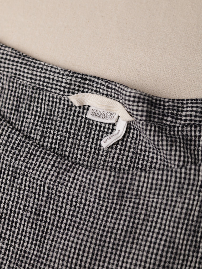 Toast - "Freya" Crinkle Gingham Dress